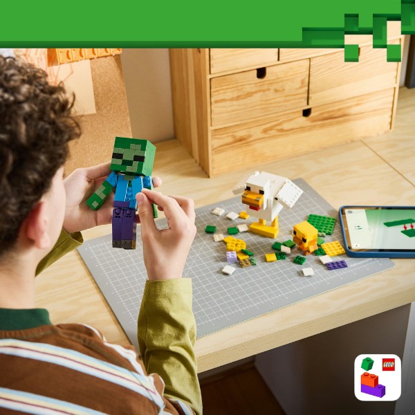 Фото - Конструктор LEGO Minecraft Курячий Жокей (21582)