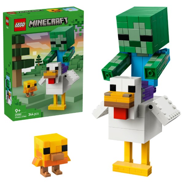 Фото - Конструктор LEGO Minecraft Курячий Жокей (21582) Фото - Конструктор LEGO Minecraft Курячий Жокей (21582)