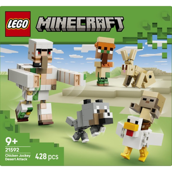 Фото - Конструктор LEGO  Minecraft Курячий Жокей: атака в пустелі (21592)