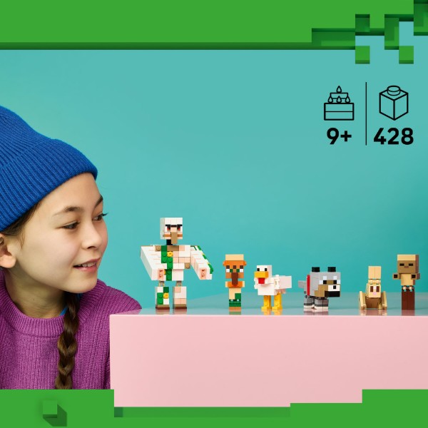 Фото - Конструктор LEGO  Minecraft Курячий Жокей: атака в пустелі (21592)