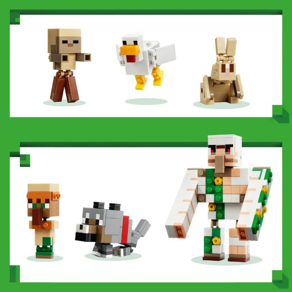 Фото - Конструктор LEGO  Minecraft Курячий Жокей: атака в пустелі (21592)