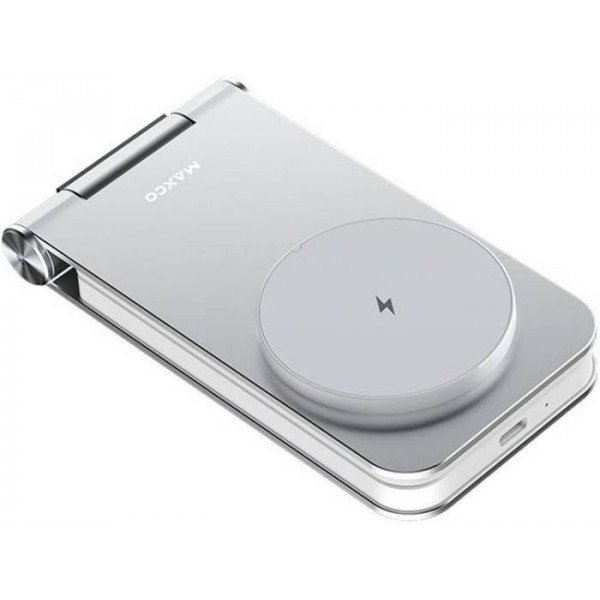 Фото - Бездротовий зарядний пристрій Maxco 3in1 15W Folding Wireless Charger (MW08)