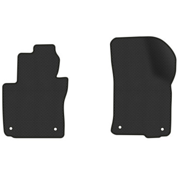 Фото - Коврики из экокожи в салон авто передние EVAtech для Octavia A5 (MT, 4 clips) Skoda 2004-2013 2 поколение Combi EU (SK12153AB2AV4BBB)