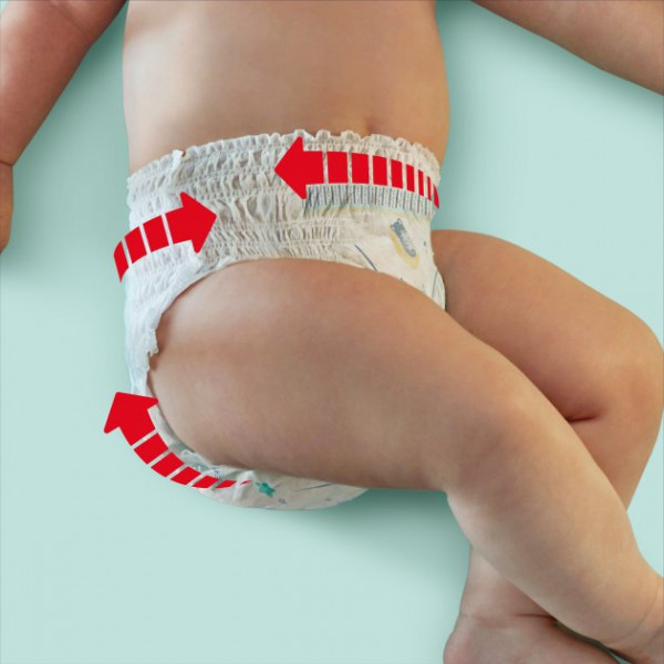 Фото - Одноразові підгузки-трусики Pampers Night Pants Розмір 5 (12-17) (8006540234730)