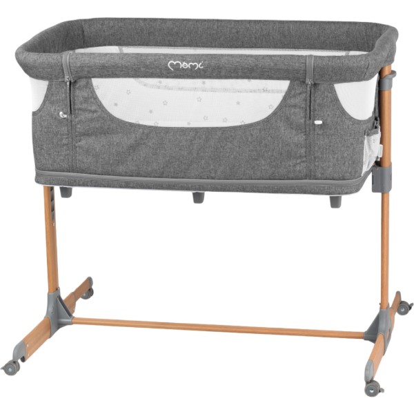 Фото - Ліжечко дитяче прямокутне MoMi SMART BED 4in1 Gray