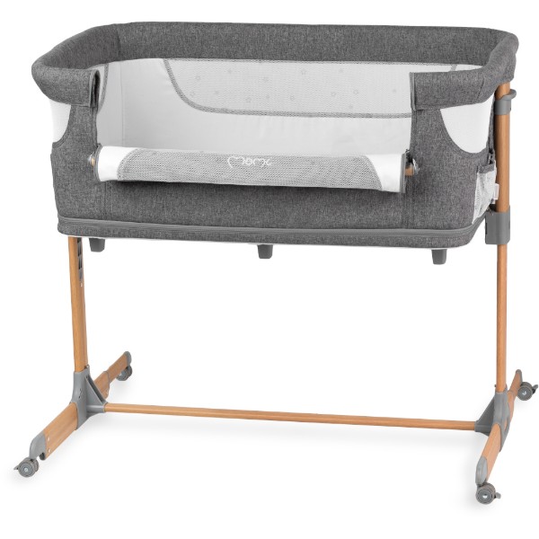 Фото - Ліжечко дитяче прямокутне MoMi SMART BED 4in1 Gray