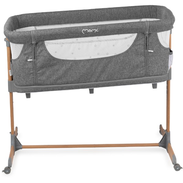 Фото - Ліжечко дитяче прямокутне MoMi SMART BED 4in1 Gray