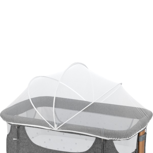 Фото - Ліжечко дитяче прямокутне MoMi SMART BED 4in1 Gray