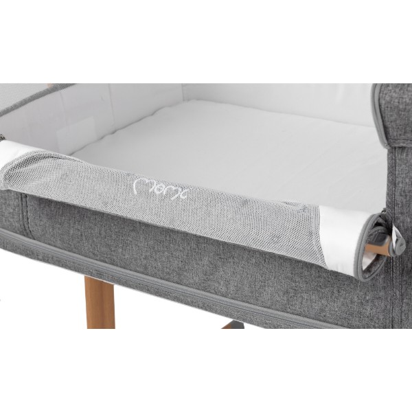 Фото - Ліжечко дитяче прямокутне MoMi SMART BED 4in1 Gray