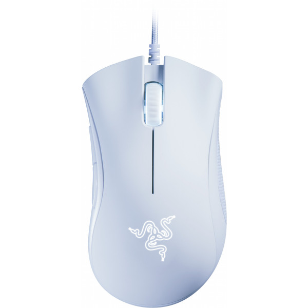 Фото - Миша дротова ігрова Razer Death Adder Essential White (RZ01-03850200-R3M1)
