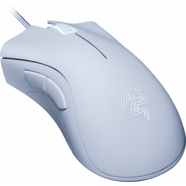 Фото - Миша дротова ігрова Razer Death Adder Essential White (RZ01-03850200-R3M1)