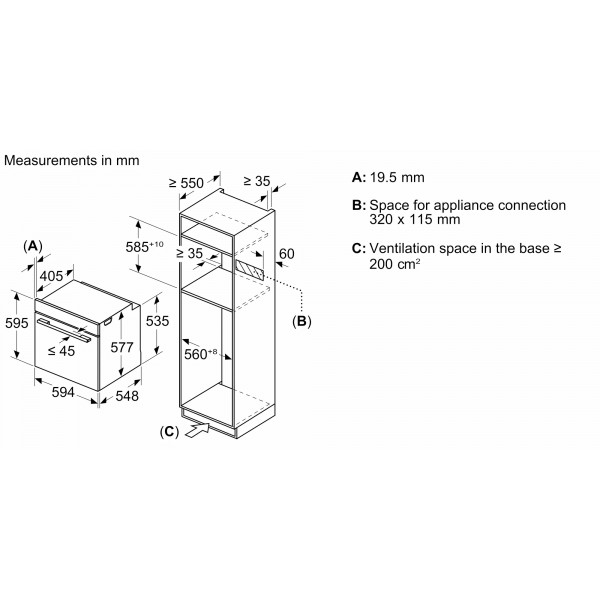 Фото - Духова шафа-НВЧ Bosch HMG776NB1