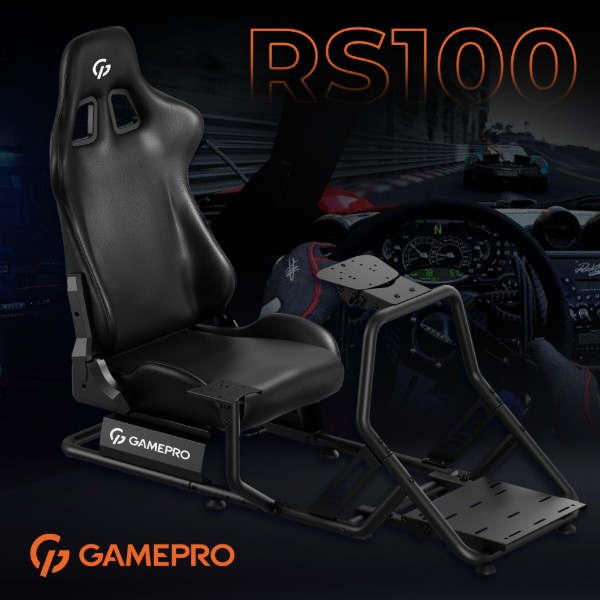 Фото - Игровое кресло кокпит GamePro RS100 Black
