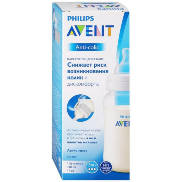 Фото - Пляшка для годування Philips Avent Anti-Colic 330 мл 1 шт (SCF816/17)