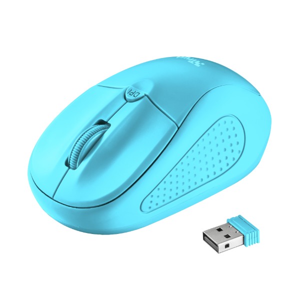 Фото - Миша бездротова Trust Primo Wireless Mouse Neon Blue (21921)
