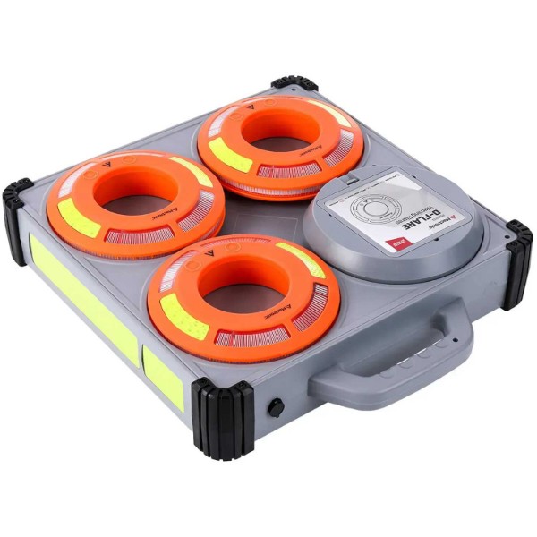 Фото - Набор фонарей Mactronic O-Flare (40 Lm) Amber Magnetic Recharg 12/220V (PSD0113)