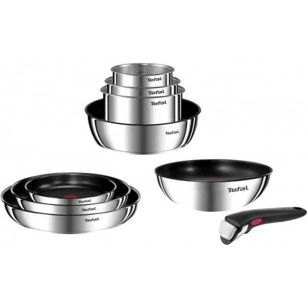 Фото - Набір сковорід зі знімною ручкою Tefal L897S374 Ingenio Emotion 3 пр.