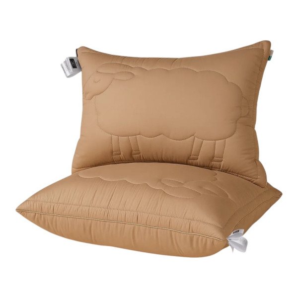 Фото - Подушка стандартна MirSon №517 Marzello Collection Wool середня 60x60 см (2200012229422)