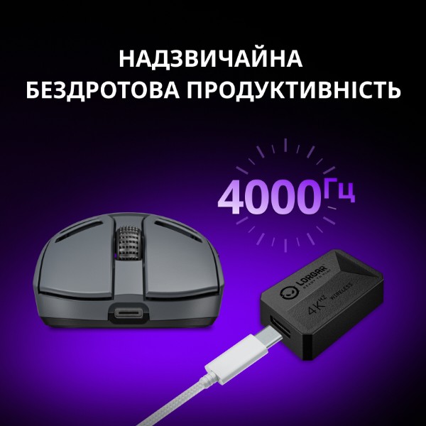 Фото - Миша бездротова ігрова Lorgar Elite MSE90W Wireless Gaming Mouse Elite Dark Grey (LRG-MSE90W-DG)