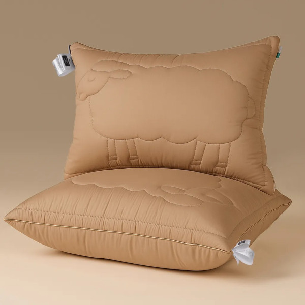 Фото - Подушка стандартная MirSon №518 Marzello Collection Wool высокая 60x60 см (2200012229484)