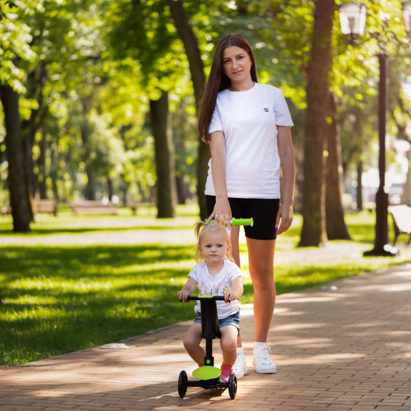 Фото - Трёхколёсный самокат Miqilong Alamo Зелёный (ALAMO-125-GREEN)