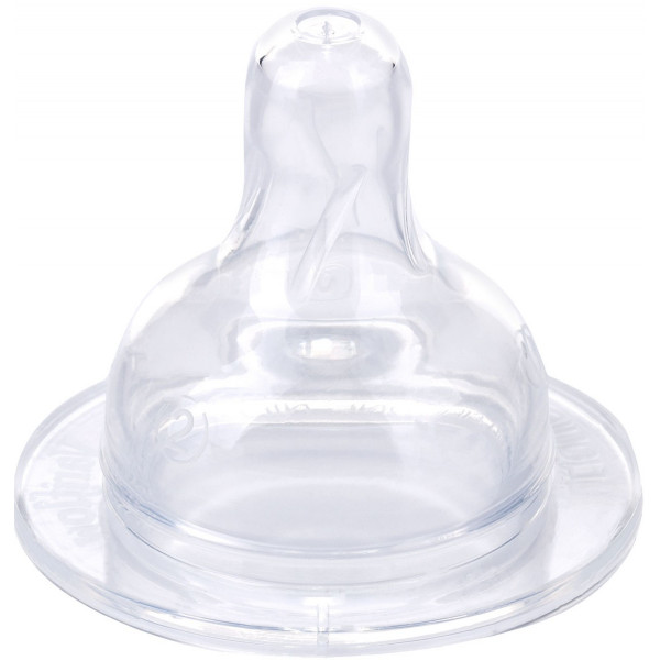 Фото - Середній потік соска дитяча силіконова Canpol babies з широким горлом EasyStart 1 шт (21/721)