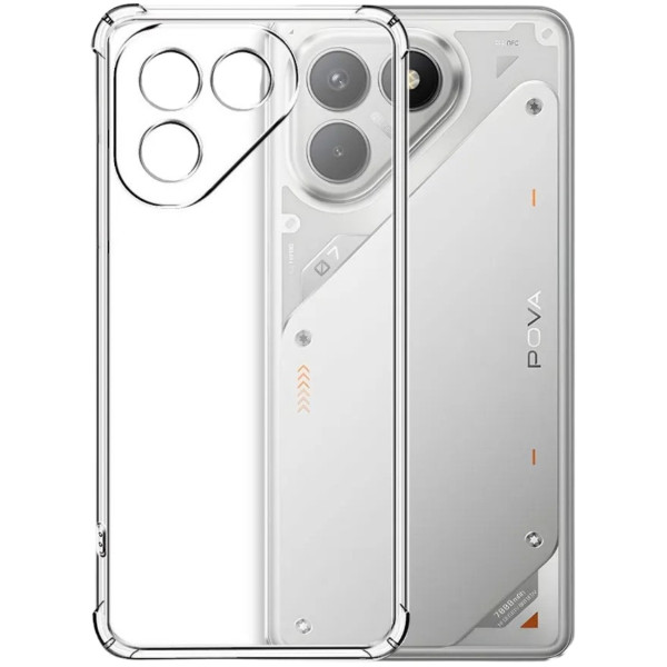 Фото - Чехол для смартфона BeCover Anti-Shock for Tecno POVA 7 Neo (LJ6) Clear (715064)