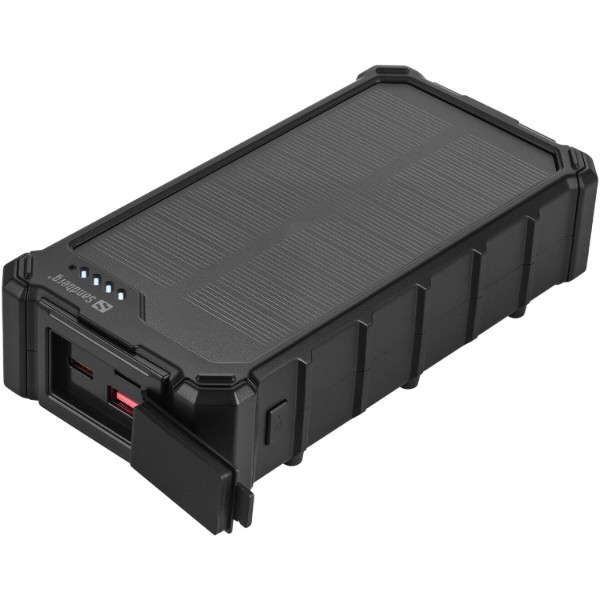 Фото - Батарея мобильная Sandberg 20000mAh 22,5W PD Solar Powerbank CampLED, USB-A,2xUSB-C In/Out, Powerful light (421-24)