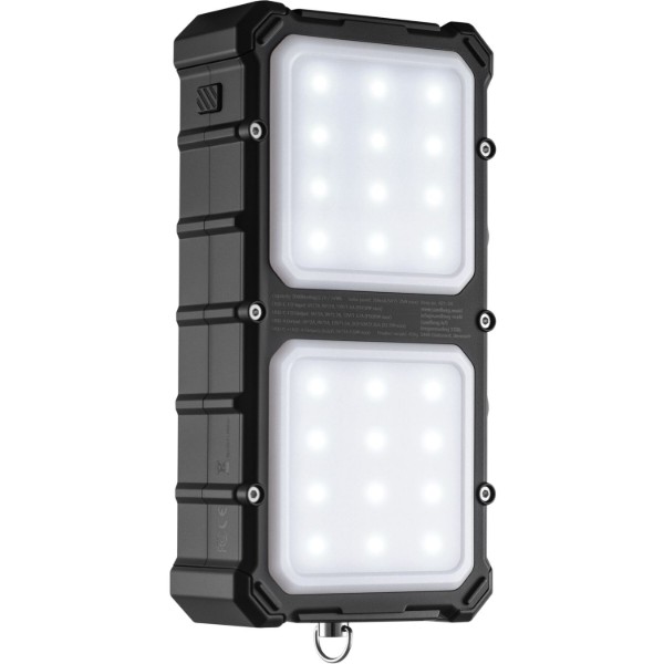 Фото - Батарея мобильная Sandberg 20000mAh 22,5W PD Solar Powerbank CampLED, USB-A,2xUSB-C In/Out, Powerful light (421-24)