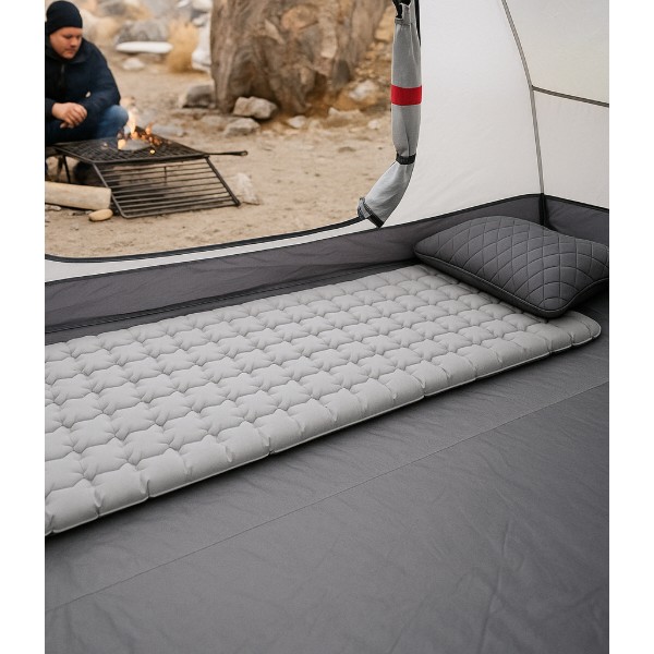 Фото - Туристический коврик Ferrino Air Warm Mat Grey (78248OII)