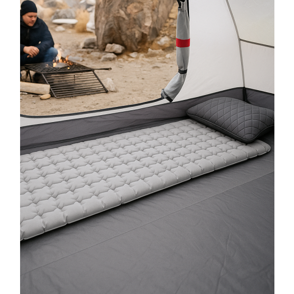 Фото - Туристичний килимок Ferrino Air Warm Mat Grey (78248OII)
