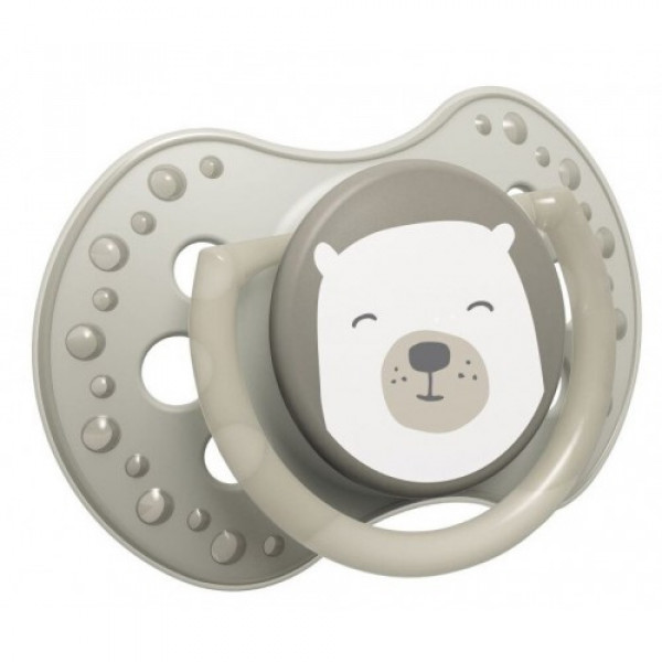 Фото - Симетрична пустушка Lovi Buddy bear силиконовая, 2 шт. (22/865)