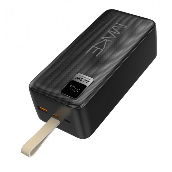 Фото - Уценка - Батарея мобильная MAKE 22.5W PD+QC 30000 mAh Black (MPB-301BK)