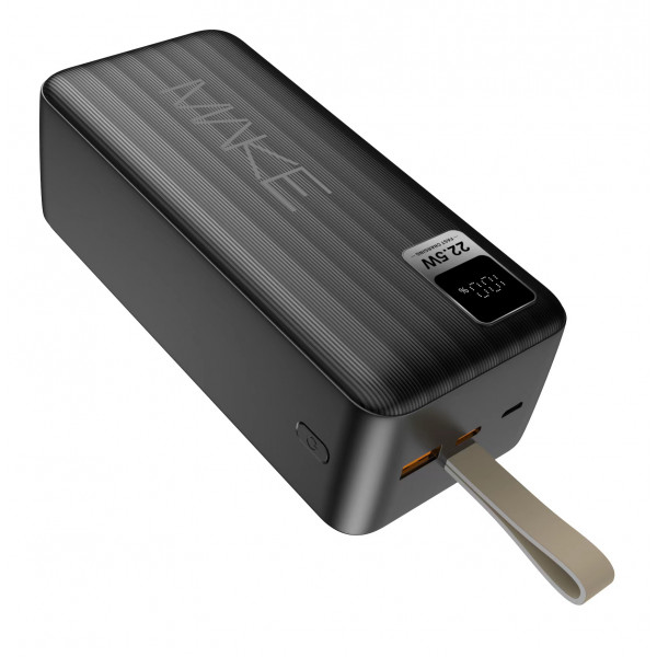 Фото - Уценка - Батарея мобильная MAKE 22.5W PD+QC 30000 mAh Black (MPB-301BK)