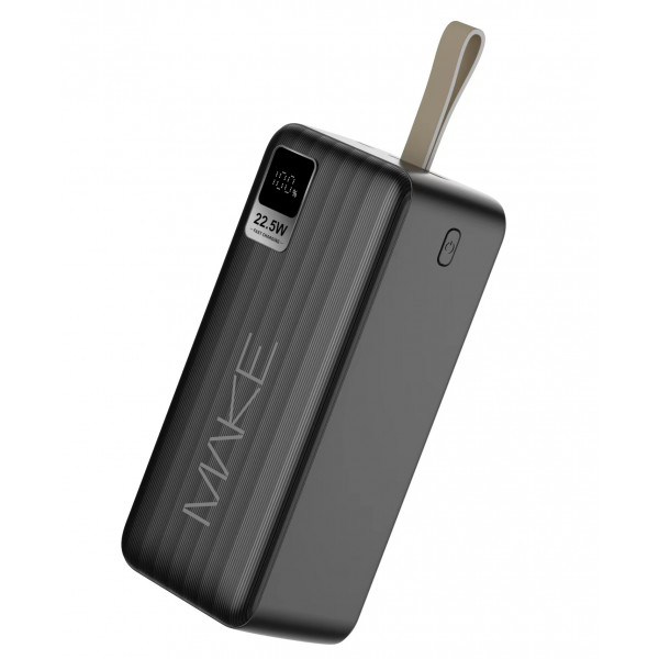 Фото - Батарея мобільна MAKE 22.5W PD+QC 30000 mAh Black (MPB-301BK)