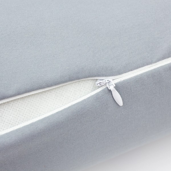 Фото - Подушка валик MirSon №8342 Eco Line Gray Tencel 70х16 см (2200006250388)