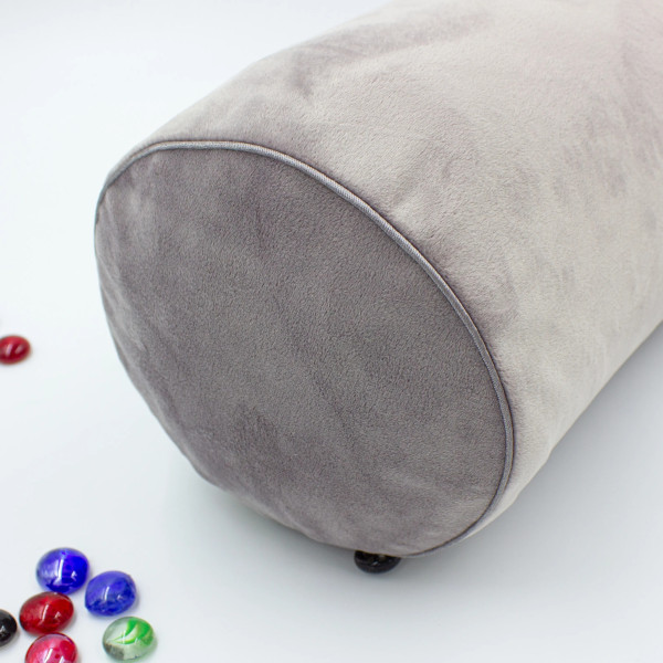 Фото - Подушка валик MirSon №8396 Velvet Line 28-0005 Ashen Tencel 70х16 см (2200006253624)