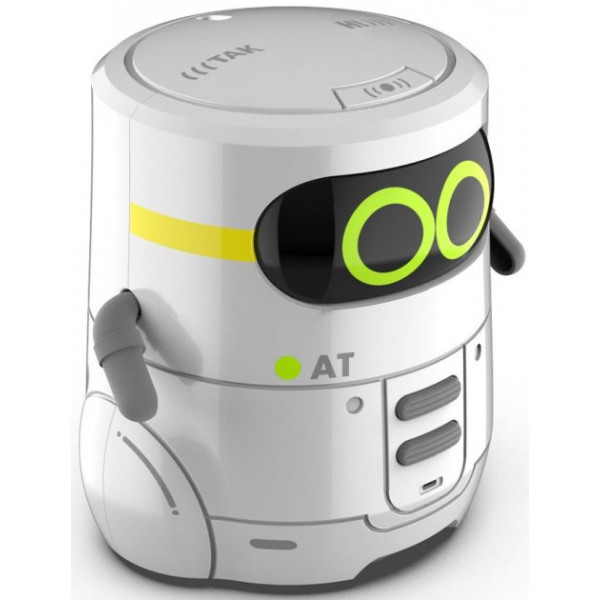 Фото - Інтерактивний робот AT-Robot з сенсорним керуванням та навчальними картками 2 Білий (AT002-01-UKR)