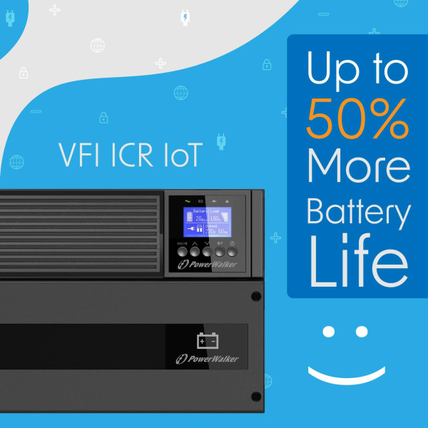 Фото - Источник бесперебойного питания PowerWalker VFI 2000 ICR IoT (10122198)