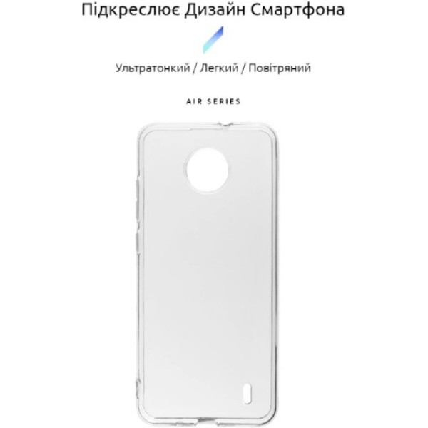 Фото - Чехол для смартфона Armorstandart Air Series for Nokia C10/C20 Transparent (ARM59525)