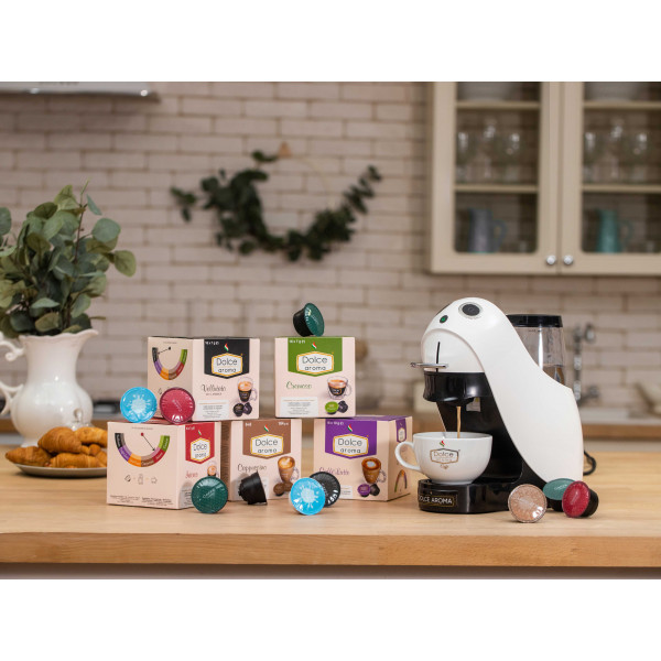Фото - Кофеварка капсульная Dolce Aroma LOLA A White