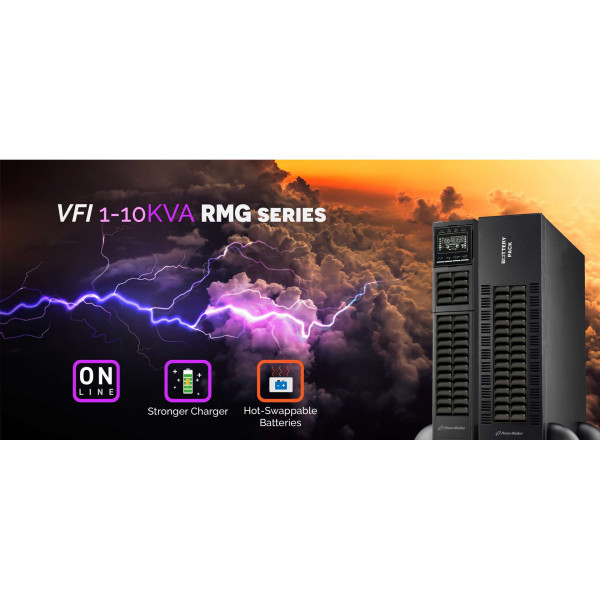Фото - Джерело безперебійного живлення PowerWalker VFI 6000 RMGS (10122176)