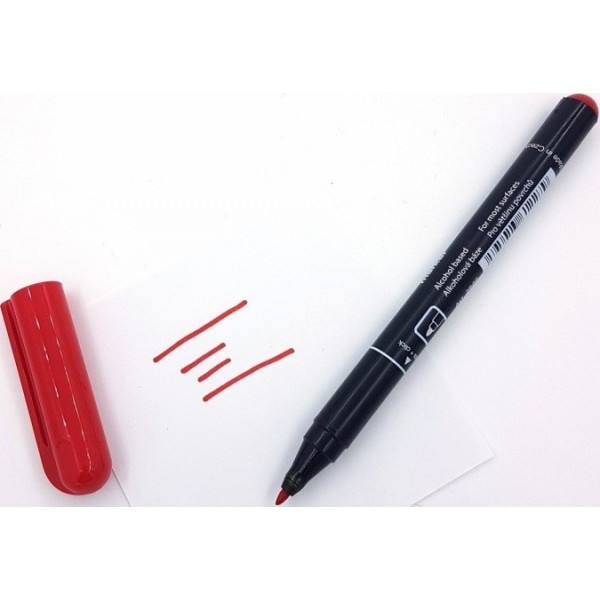 Фото - Маркер Centropen Permanent 2846 1 мм Red (2846/02)