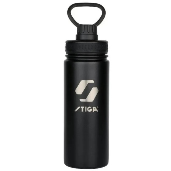 Фото - Пляшка для води Stiga Water Bottle Steel Black 550 мл (2905-0101-55)