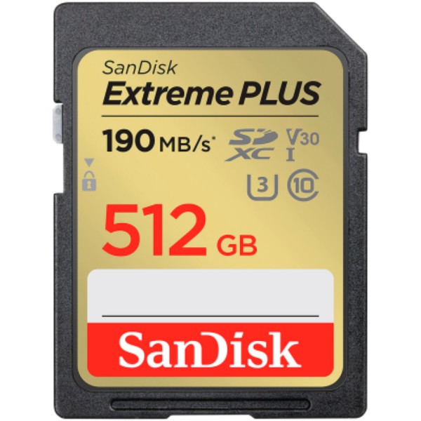 Фото - Карта пам'яті SanDisk Extreme Pro 512GB SDXC Memory Card + 2 years Rescue Pro Deluxe (SDSDXXD-512G-GN4IN)