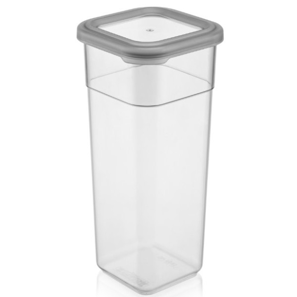 Фото - Ємність для сипучих Idea Home 00975 Soft Box Grey 1.85л (00975)