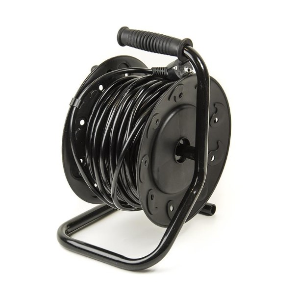 Фото - Подовжувач 220В PowerPlant PPRA10M40S4L 4 розетки 40m Black