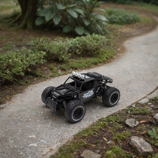 Фото - Радиоуправляемая машинка Sulong Toys OFF-ROAD CRAWLER на р/у – RACE (матовый черный, металл. корпус, аккум.6V, 1:14) (SL-309RHMBl)