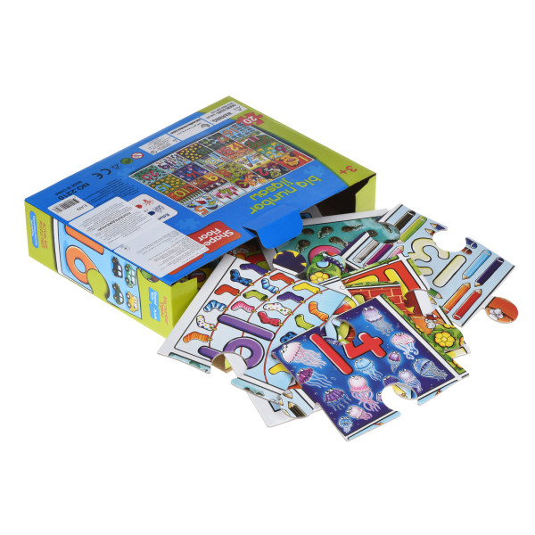 Фото - Пазли (3-4 роки) Same Toy Числа 20 ел. (2210Ut)