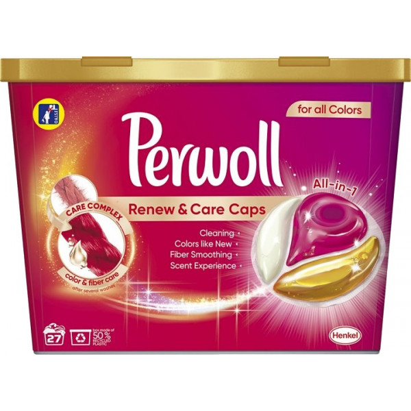Фото - Капсули для прання Perwoll д/кольорових речей 27шт